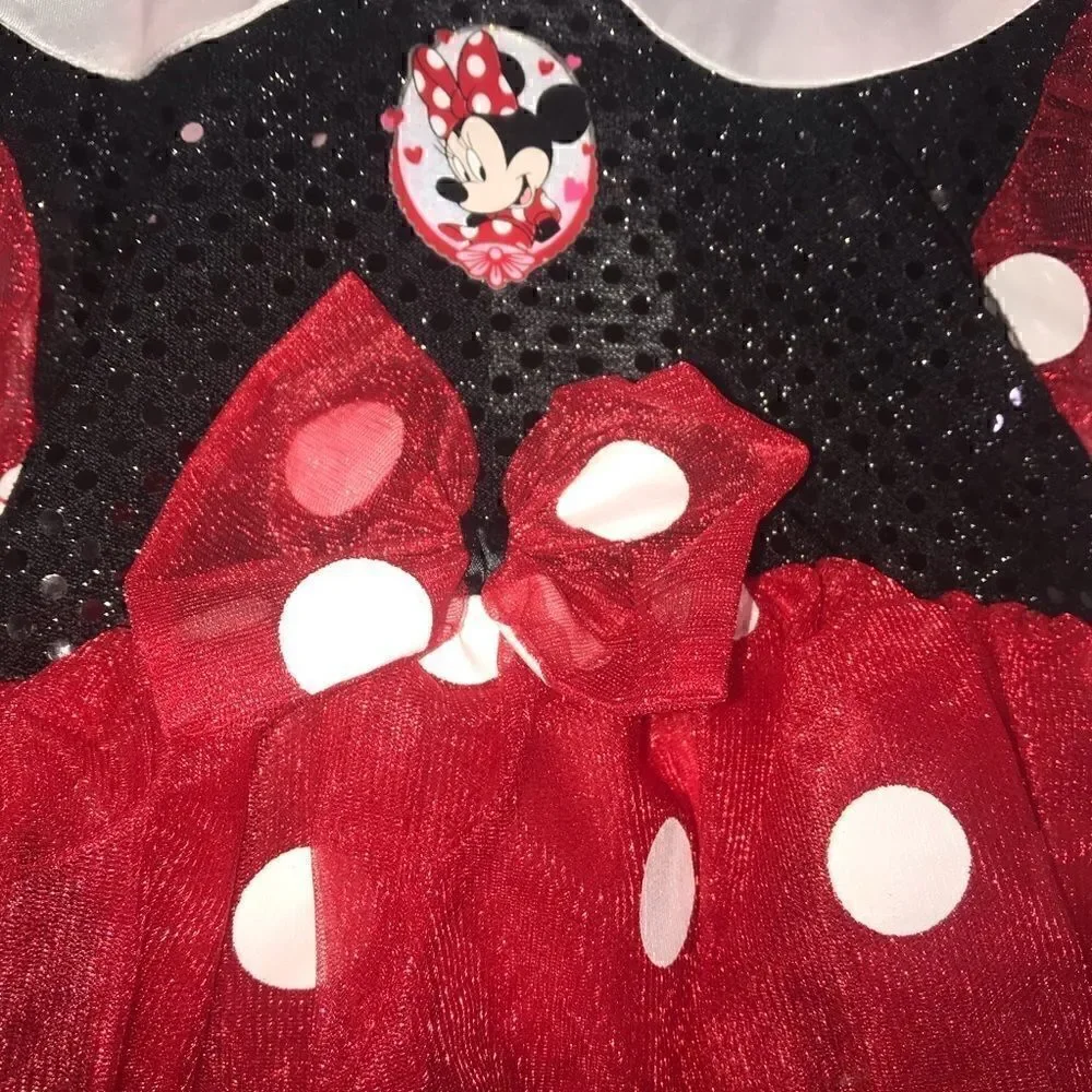 NEW! Disney Costume Minnie Mouse Dress 12 Months